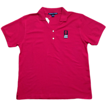 red polo shirt